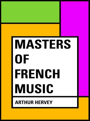 cover image of Masters of French Music
